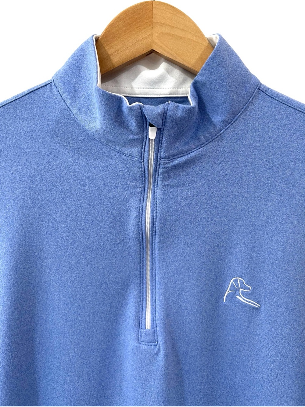 Rhoback women’s Performance Q-Zip Pullover quarter zip M blue heather *branded - Picture 4 of 10